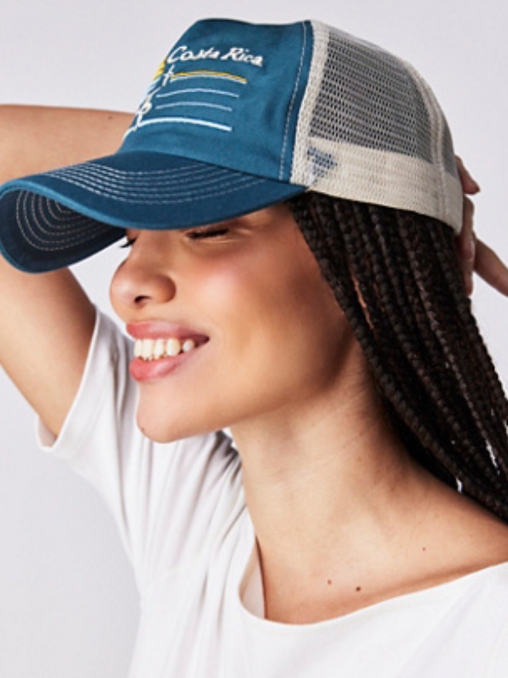 Costa Rica Blue Trucker Hat